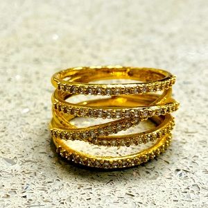 Stella & Dot Stellar Pave Ring | Size 5